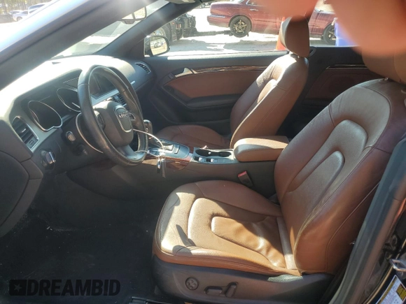 2012 Audi A5 2.0T Premium Plus with VIN WAUJFAFH4CN006801, listed as a Copart auction lot 43929785 with 115,054 mi miles and Salvage Title. Bid and sale history available at carsss.com. Image 7.