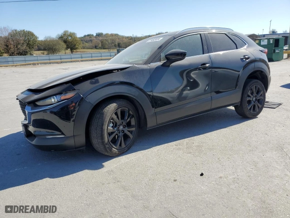 2021 Mazda CX-30 Turbo Premium Plus Package with VIN 3MVDMBEYXMM312084, listed as a Copart auction lot 77492924 with 18,976 mi miles and Salvage Title. Bid and sale history available at carsss.com. Image 1.