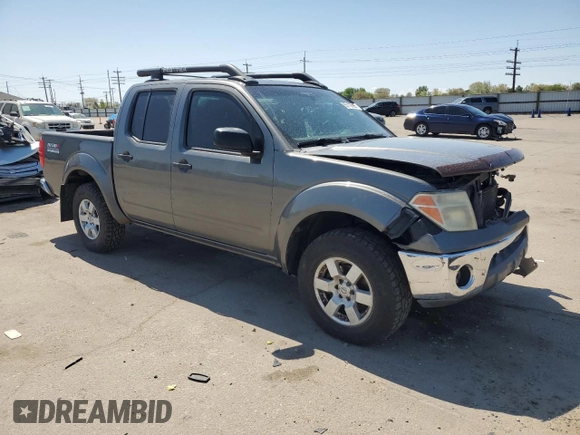 2005 Nissan Frontier LE z VIN 1N6AD07W95C417736, wystawiony jako Copart lot #55112835 z przebiegiem 217 251 mil mil oraz Szkoda całkowita • Salvage title. Historia ofert i sprzedaży dostępna na DreamBid. Obrazek 4.