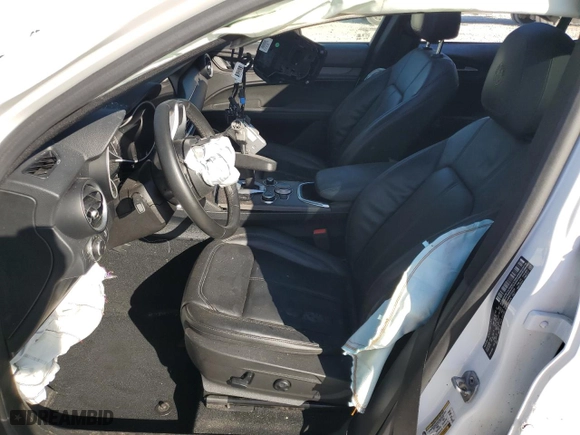 2023 Alfa Romeo Stelvio Ti with VIN ZASPAKBN0P7D55209, listed as a Copart auction lot 42731105 with 0 mi miles and Non Repairable. Bid and sale history available at carsss.com. Image 7.
