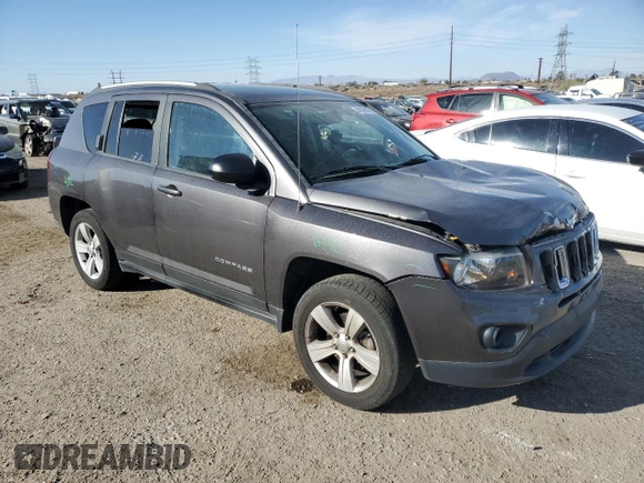 2017 Jeep Compass Sport with VIN 1C4NJCBA3HD147301, listed as a Copart auction lot 48399035 with 82,073 mi miles and Salvage title. Bid and sale history available at DreamBid. Image 4.