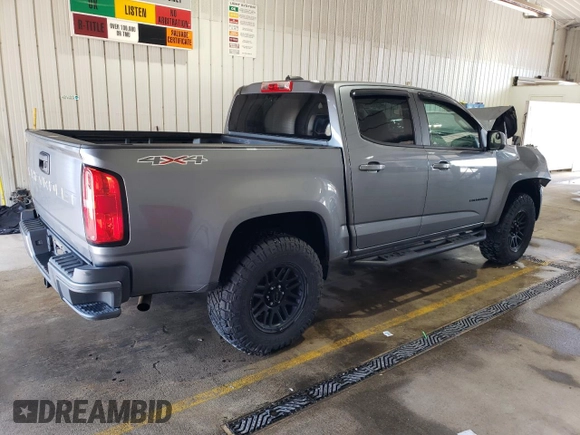 2021 Chevrolet Colorado 4WD Work Truck с VIN 1GCGTBENXM1121222, выставлен на аукционе Copart как лот 54335215 с пробегом 46 550 миль миль и Списание • Salvage title. История ставок и продаж доступна на DreamBid. Изображение 3.