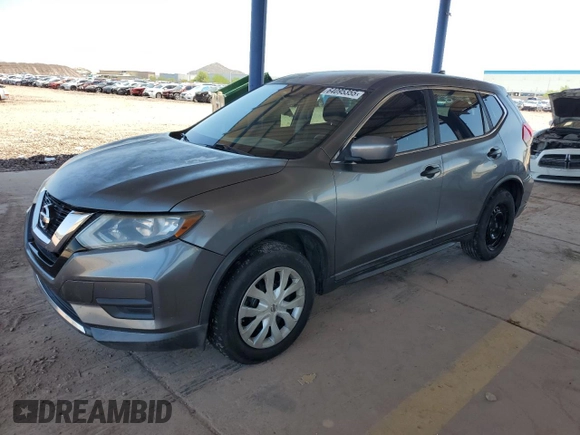 2017 Nissan Rogue SV with VIN KNMAT2MT0HP545193, listed as a Copart auction lot 64095355 with 111,816 mi miles and Salvage title. Bid and sale history available at DreamBid. Image 1.
