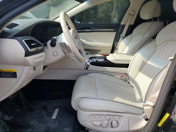2022 Genesis G90 5.0L Ultimate with VIN KMTF54PHXNU094825, listed as a Copart auction lot 67392564 with 11,303 mi miles and Salvage Title. Bid and sale history available at carsss.com. Image 7.