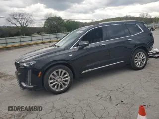 2021 Cadillac XT6 Premium Luxury with VIN 1GYKPCRS1MZ169952, listed as a Copart auction lot 51908895 with 31,834 mi miles and Salvage Title. Bid and sale history available at carsss.com. Image 1.