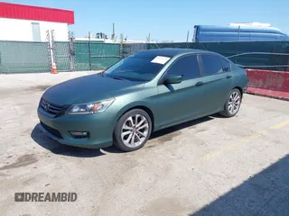 2014 Honda Accord Sport with VIN 1HGCR2F57EA091403, listed as a IAAI auction lot 41919375 with 170,743 mi miles and . Bid and sale history available at DreamBid. Image 19.