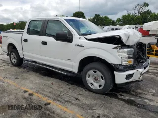 2015 Ford F-150 XLT with VIN 1FTEW1EP8FFC27331, listed as a Copart auction lot 57964575 with 108,594 mi miles and Salvage title. Bid and sale history available at DreamBid. Image 4.