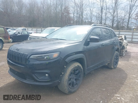 2022 Jeep Cherokee X with VIN 1C4PJMCX0ND527533, listed as a IAAI auction lot 41674822 with 36,300 mi miles. Bid and sale history available at carsss.com. Image 19.