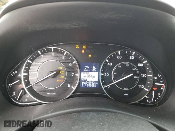 2017 Nissan Armada SV with VIN JN8AY2NC8H9509356, listed as a Copart auction lot 53759575 with 246,982 mi miles and Clean Title. Bid and sale history available at carsss.com. Image 9.