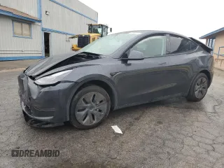 2024 Tesla Model Y z VIN 7SAYGDED4RF125330, wystawiony jako Copart lot #81385224 z przebiegiem 3 631 mil mil oraz Szkoda całkowita • Salvage title. Historia ofert i sprzedaży dostępna na DreamBid. Obrazek 1.