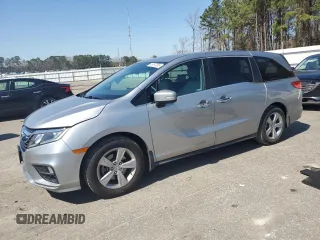 2020 Honda Odyssey EX-L with VIN 5FNRL6H78LB072721, listed as a Copart auction lot 48892095 with 39,634 mi miles and Salvage Title. Bid and sale history available at carsss.com. Image 1.
