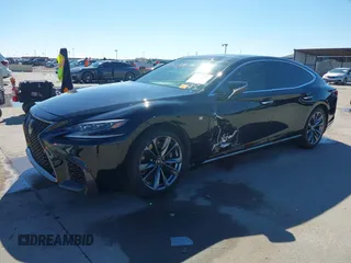 2018 Lexus LS with VIN JTHB51FFXJ5002269, listed as a IAAI auction lot 41424288 with 67,748 mi miles. Bid and sale history available at carsss.com. Image 2.