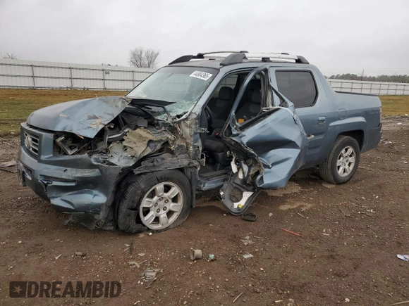 2006 Honda Ridgeline RTS with VIN 2HJYK16406H573624, listed as a Copart auction lot 44904365 with 211,688 mi miles and Salvage Title. Bid and sale history available at carsss.com. Image 1.