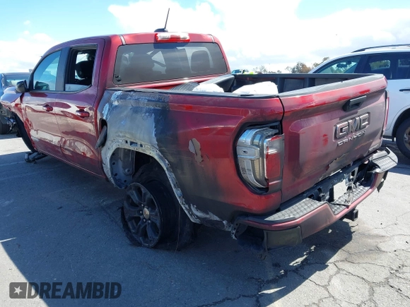 2024 GMC Canyon 2WD Elevation with VIN 1GTP5BEK8R1140214, listed as a IAAI auction lot 41788951 with 8,864 mi miles. Bid and sale history available at carsss.com. Image 3.