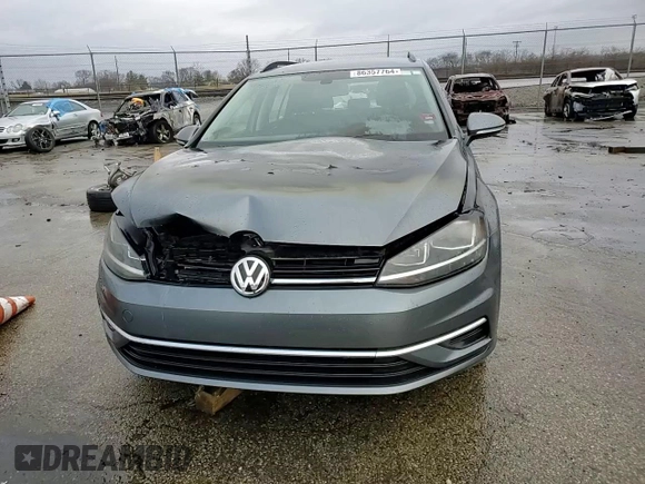 2019 Volkswagen Golf SportWagen S with VIN 3VW117AU9KM509030, listed as a Copart auction lot 86357764 with 0 mi miles and Salvage Title. Bid and sale history available at carsss.com. Image 11.
