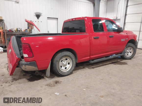 2017 Ram 1500 Express with VIN 1C6RR7FT2HS620587, listed as a IAAI auction lot 41330415 with 225,389 mi miles. Bid and sale history available at carsss.com. Image 4.