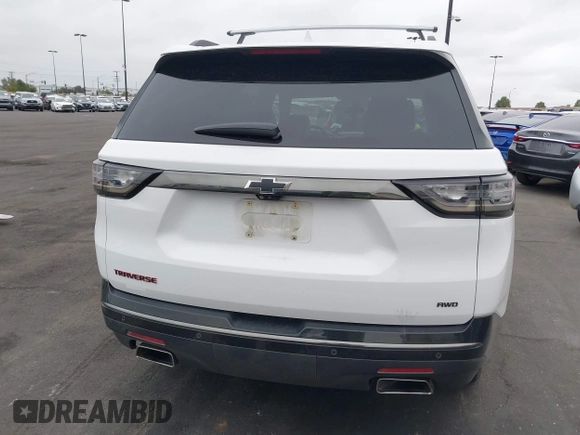 2020 Chevrolet Traverse Premier with VIN 1GNEVKKWXLJ120947, listed as a IAAI auction lot 42078271 with 123,911 mi miles. Bid and sale history available at carsss.com. Image 16.