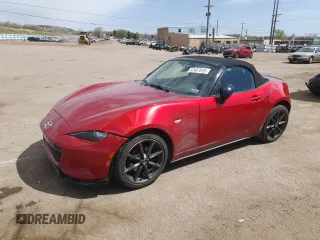 2017 Mazda MX-5 Miata Club with VIN JM1NDAC79H0120920, listed as a Copart auction lot 52457815 with 48,114 mi miles and Salvage title. Bid and sale history available at DreamBid. Image 1.