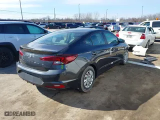2020 Hyundai Elantra SE with VIN 5NPD74LF9LH594275, listed as a IAAI auction lot 41681921 with 62,554 mi miles. Bid and sale history available at carsss.com. Image 4.