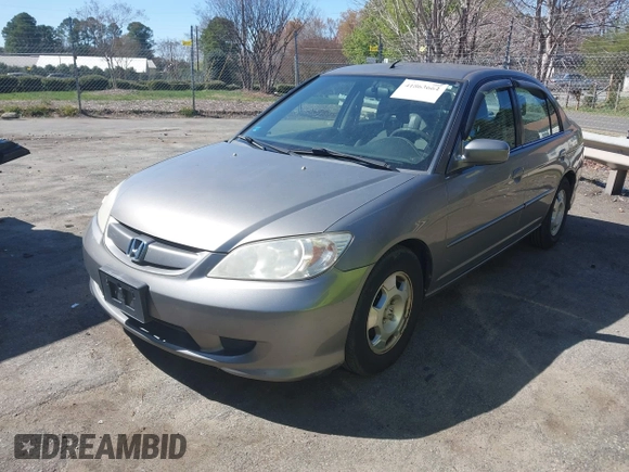 2004 Honda Civic with VIN JHMES966X4S021432, listed as a IAAI auction lot 41863664 with 213,261 mi miles. Bid and sale history available at carsss.com. Image 2.