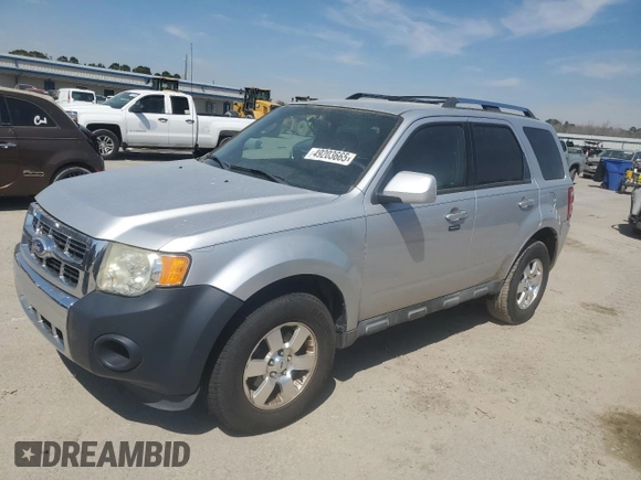 2012 Ford Escape Limited with VIN 1FMCU0EG4CKA10574, listed as a Copart auction lot 49203665 with 111,329 mi miles and Salvage Title. Bid and sale history available at DreamBid. Image 1.