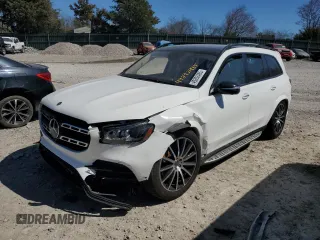 2023 Mercedes-Benz GLS with VIN 4JGFF5KEXPA965740, listed as a Copart auction lot 49292485 with 36,226 mi miles and Salvage Title. Bid and sale history available at carsss.com. Image 1.