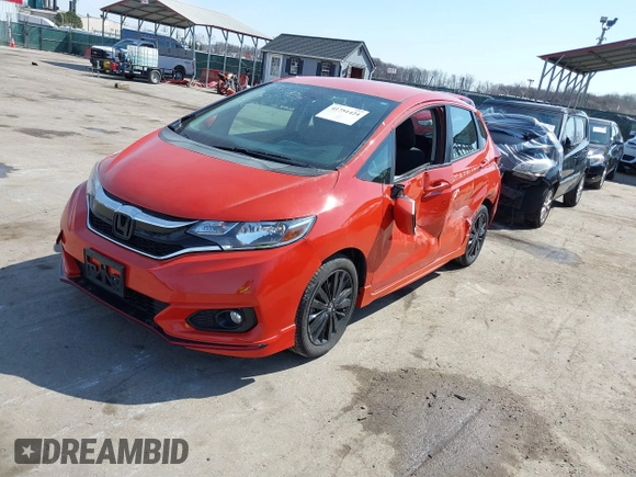 2018 Honda Fit Sport with VIN 3HGGK5H68JM717180, listed as a IAAI auction lot 41751424 with 35,011 mi miles. Bid and sale history available at carsss.com. Image 18.