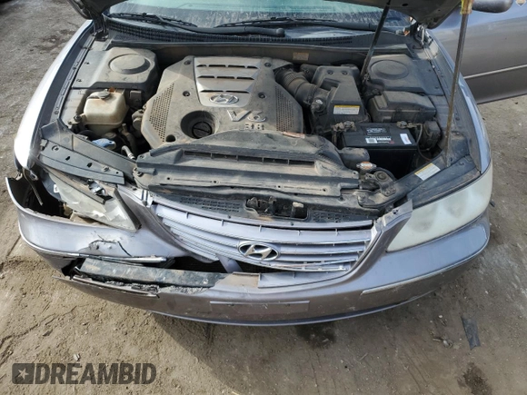 2007 Hyundai Azera SE with VIN KMHFC46F47A166915, listed as a Copart auction lot 88978785 with 0 mi miles and Salvage Title. Bid and sale history available at carsss.com. Image 11.