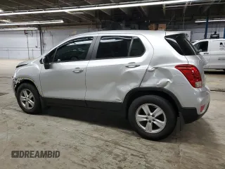 2020 Chevrolet Trax LS with VIN KL7CJKSB7LB327991, listed as a Copart auction lot 49324845 with 54,011 mi miles and Salvage Title. Bid and sale history available at DreamBid. Image 2.