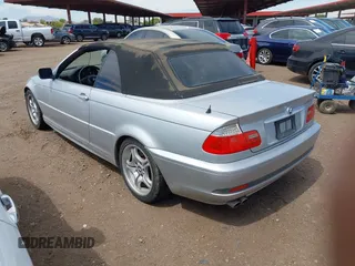 2004 BMW 3 Series 330Ci with VIN WBABW53434PL47559, listed as a IAAI auction lot 42088985 with 139,646 mi miles. Bid and sale history available at carsss.com. Image 3.