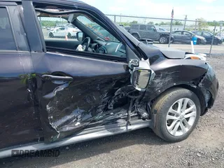 2015 Nissan Juke SV with VIN JN8AF5MVXFT550503, listed as a IAAI auction lot 42245020 with 112,957 mi miles and . Bid and sale history available at DreamBid. Image 6.