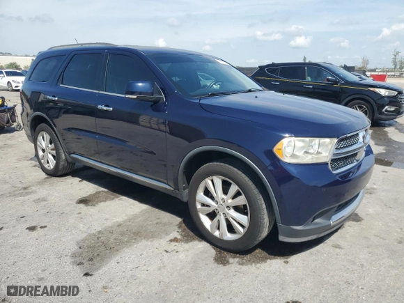 2013 Dodge Durango Crew with VIN 1C4RDHDG1DC508693, listed as a Copart auction lot 50522395 with 169,219 mi miles and Salvage Title. Bid and sale history available at carsss.com. Image 4.