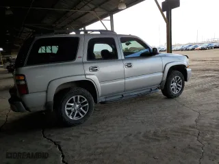 2005 Chevrolet Tahoe Z71 with VIN 1GNEC13T55R275396, listed as a Copart auction lot 47051465 with 249,468 mi miles and Salvage Title. Bid and sale history available at carsss.com. Image 3.