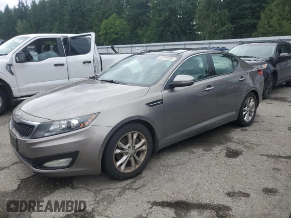 2013 Kia Optima EX with VIN 5XXGN4A77DG254604, listed as a Copart auction lot 62791005 with 183,550 mi miles and Clean title. Bid and sale history available at DreamBid. Image 1.