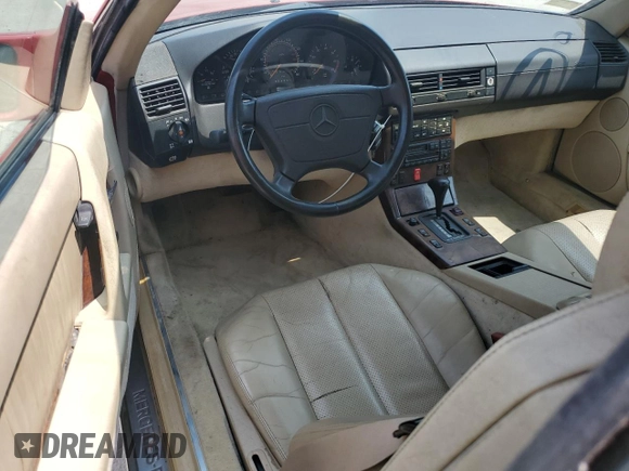 1994 Mercedes-Benz SL 5.0L with VIN WDBFA67E6RF092705, listed as a Copart auction lot 60880965 with 96,690 mi miles and Clean title. Bid and sale history available at DreamBid. Image 8.