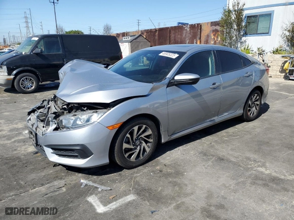 2016 Honda Civic Sedan EX with VIN 2HGFC2F77GH563247, listed as a Copart auction lot 46905325 with 77,195 mi miles and Salvage Title. Bid and sale history available at carsss.com. Image 1.