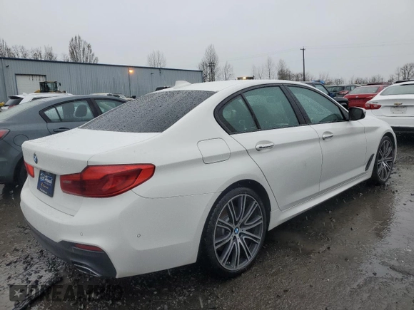 2018 BMW 5 Series 540i with VIN WBAJE5C5XJWA95613, listed as a Copart auction lot 50079745 with 82,773 mi miles and Clean Title. Bid and sale history available at carsss.com. Image 3.