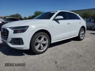 2023 Audi Q8 Premium Plus with VIN WA1BVBF14PD037412, listed as a Copart auction lot 56763054 with 2,293 mi miles and Salvage title. Bid and sale history available at DreamBid. Image 1.