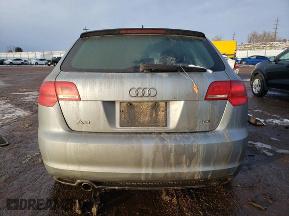 2011 Audi A3 2.0 TDI Premium Plus with VIN WAUKJAFM3BA133271, listed as a Copart auction lot 84345084 with 131,591 mi miles and Salvage Title. Bid and sale history available at carsss.com. Image 6.