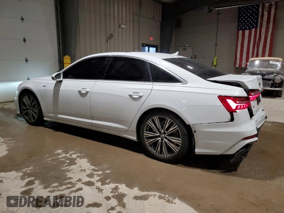 2020 Audi A6 Premium Plus z VIN WAUL2BF21LN066766, wystawiony jako Copart lot #83187604 z przebiegiem 61 636 mil mil oraz Szkoda całkowita • Salvage title. Historia ofert i sprzedaży dostępna na DreamBid. Obrazek 2.
