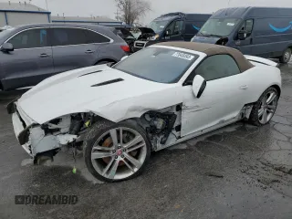 2017 Jaguar F-Type V6 with VIN SAJWA6ET4H8K43242, listed as a Copart auction lot 77045593 with 38,543 mi miles and . Bid and sale history available at DreamBid. Image 1.