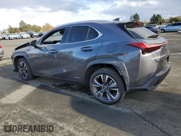 2022 Lexus UX 250h z VIN JTHX9JBH2N2054570, wystawiony jako Copart lot #81029604 z przebiegiem 28 698 mil mil oraz Szkoda całkowita • Salvage title. Historia ofert i sprzedaży dostępna na DreamBid. Obrazek 2.