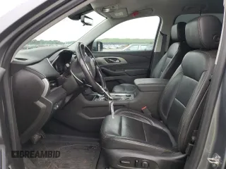 2021 Chevrolet Traverse LT Leather with VIN 1GNEVHKW2MJ140601, listed as a Copart auction lot 65376624 with 57,276 mi miles and Salvage Title. Bid and sale history available at carsss.com. Image 7.