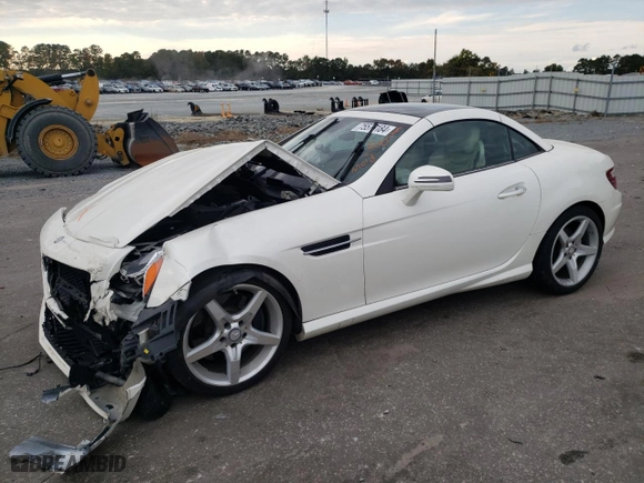 2013 Mercedes-Benz SLK-Class SLK 350 with VIN WDDPK5HA3DF053772, listed as a Copart auction lot 75573184 with 86,680 mi miles and Salvage Title. Bid and sale history available at carsss.com. Image 1.