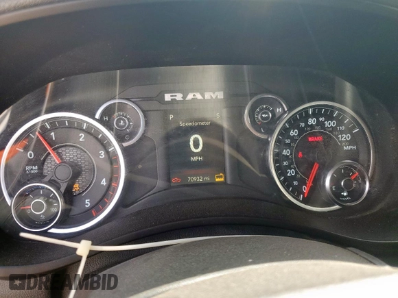 2022 Ram 2500 Tradesman z VIN 3C6UR5HL2NG346645, wystawiony jako Copart lot #60166845 z przebiegiem 70 932 mil mil oraz Szkoda całkowita • Salvage title. Historia ofert i sprzedaży dostępna na DreamBid. Obrazek 9.