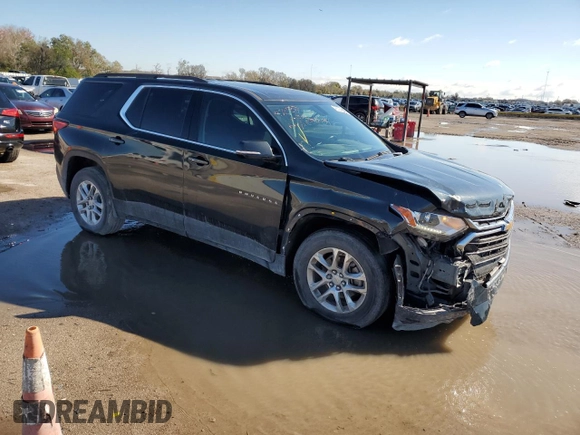 2020 Chevrolet Traverse LT Cloth with VIN 1GNERGKW9LJ246279, listed as a Copart auction lot 43505394 with 76,441 mi miles. Bid and sale history available at carsss.com. Image 4.