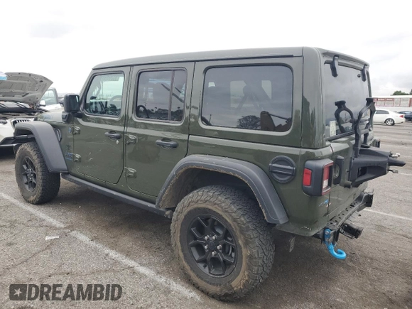 2024 Jeep Wrangler Sport S with VIN 1C4RJXN65RW121336, listed as a Copart auction lot 53395985 with 19,861 mi miles and Salvage title. Bid and sale history available at DreamBid. Image 2.