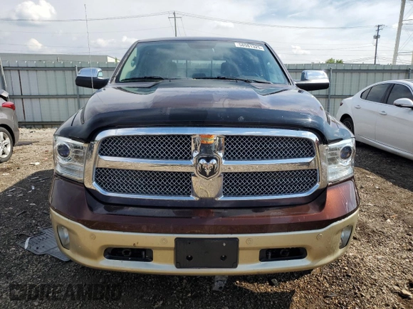 2015 Ram 1500 Laramie Limited with VIN 1C6RR7WM7FS668236, listed as a Copart auction lot 58981325 with 53,099 mi miles and Salvage title. Bid and sale history available at DreamBid. Image 5.