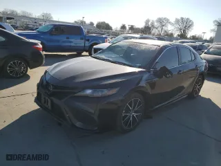 2023 Toyota Camry SE with VIN 4T1G11AK1PU788142, listed as a Copart auction lot 42968815 with 37,254 mi miles and Salvage Title. Bid and sale history available at carsss.com. Image 1.