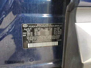 2020 Hyundai Santa Fe SEL w/SULEV with VIN 5NMS33AD7LH156124, listed as a Copart auction lot 52674504 with 80,539 mi miles and Salvage Title. Bid and sale history available at carsss.com. Image 13.
